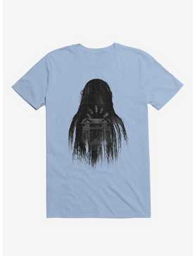 Long Horror Haunted House Hair Light Blue T-Shirt, , hi-res