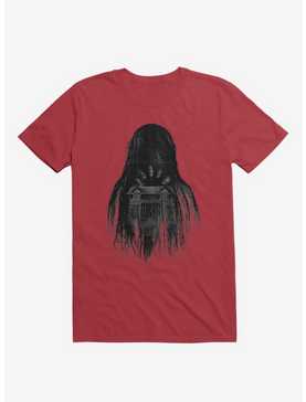Long Horror Haunted House Hair Red T-Shirt, , hi-res