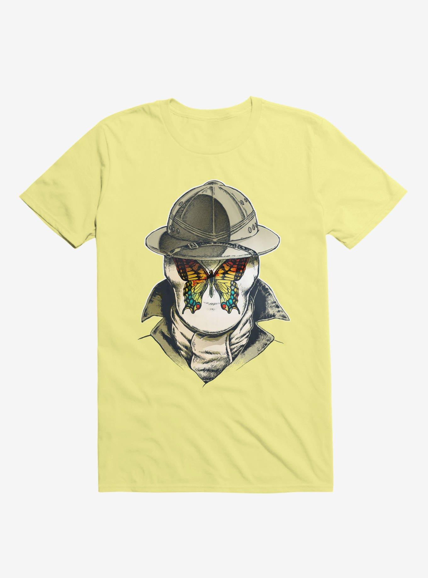 Rorschach Butterfly - 5G Corn Silk Yellow T-Shirt, CORN SILK, hi-res