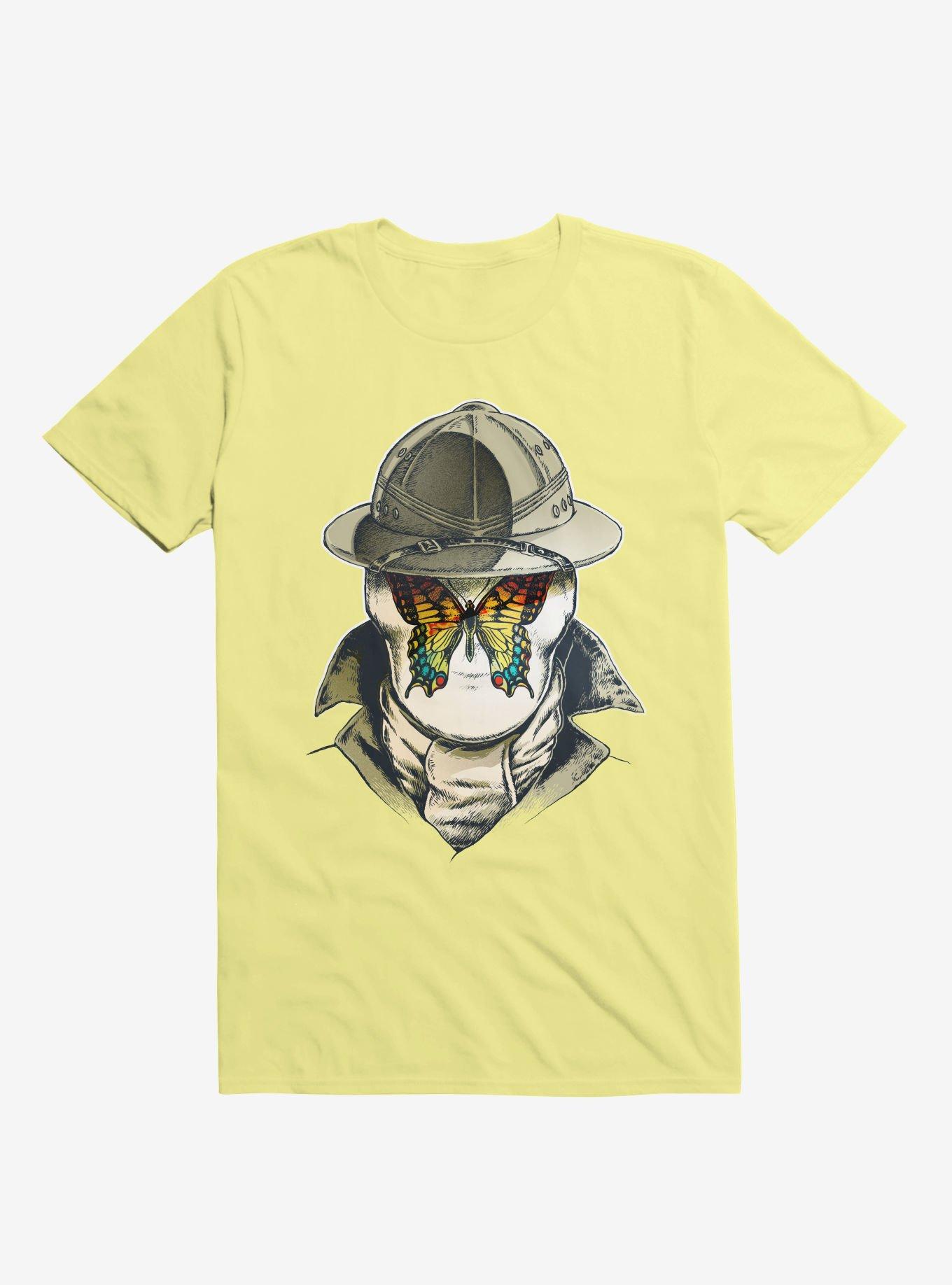 Rorschach Butterfly - 5G Corn Silk Yellow T-Shirt, , hi-res