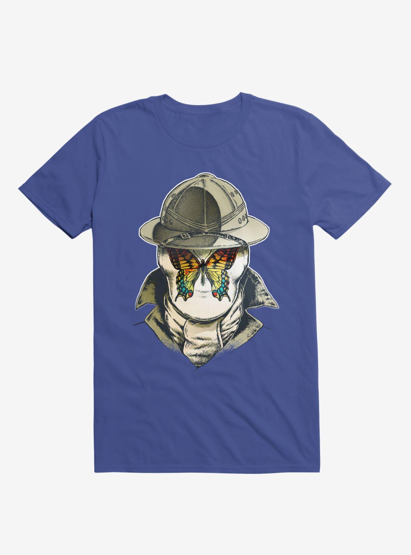 Rorschach Butterfly - 5G Royal Blue T-Shirt, , hi-res