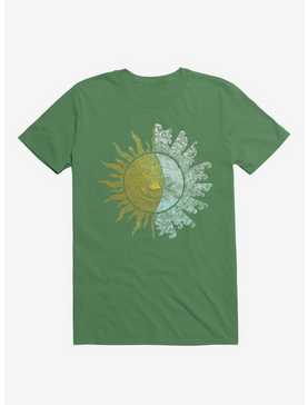 Sun And Moon Art Irish Green T-Shirt, , hi-res