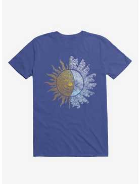 Sun And Moon Art Royal Blue T-Shirt, , hi-res