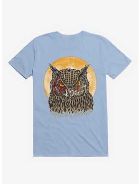 Zombie Blood Owl Light Blue T-Shirt, , hi-res