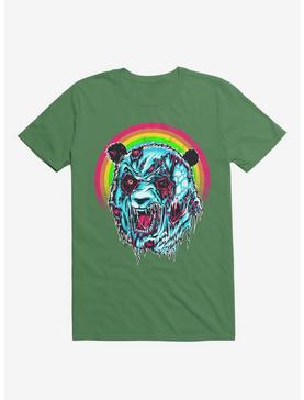 Zombie Blood Rainbow Panda Irish Green T-Shirt, , hi-res