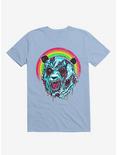 Zombie Blood Rainbow Panda Light Blue T-Shirt, LIGHT BLUE, hi-res
