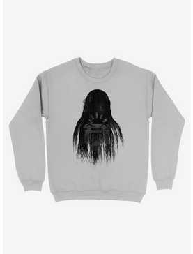 Long Horror Haunted House Hair Silver Sweatshirt, , hi-res