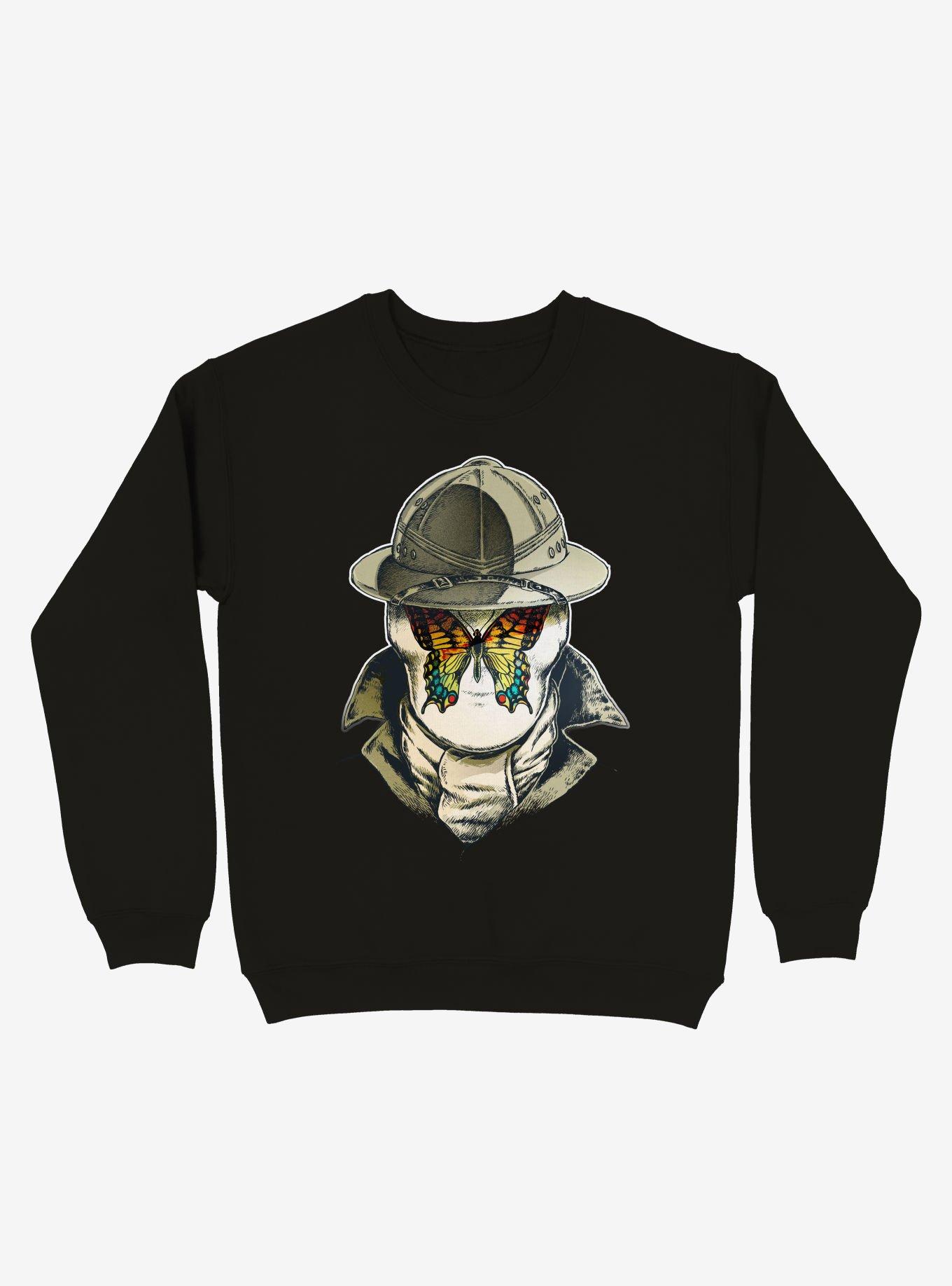Rorschach Butterfly - 5G Black Sweatshirt, , hi-res