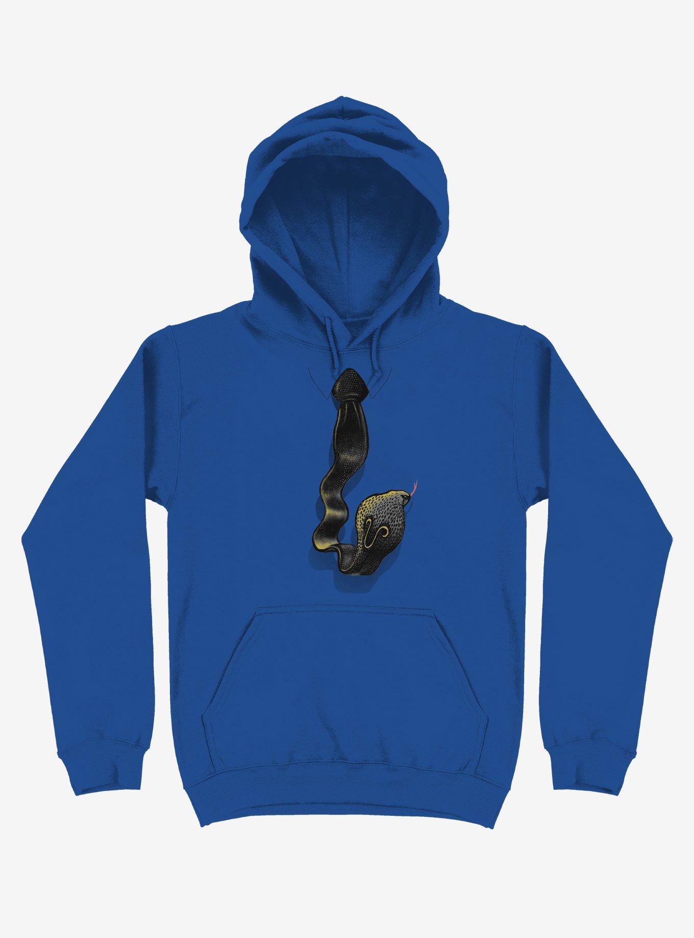 Cobra Tie Royal Blue Hoodie, ROYAL, hi-res