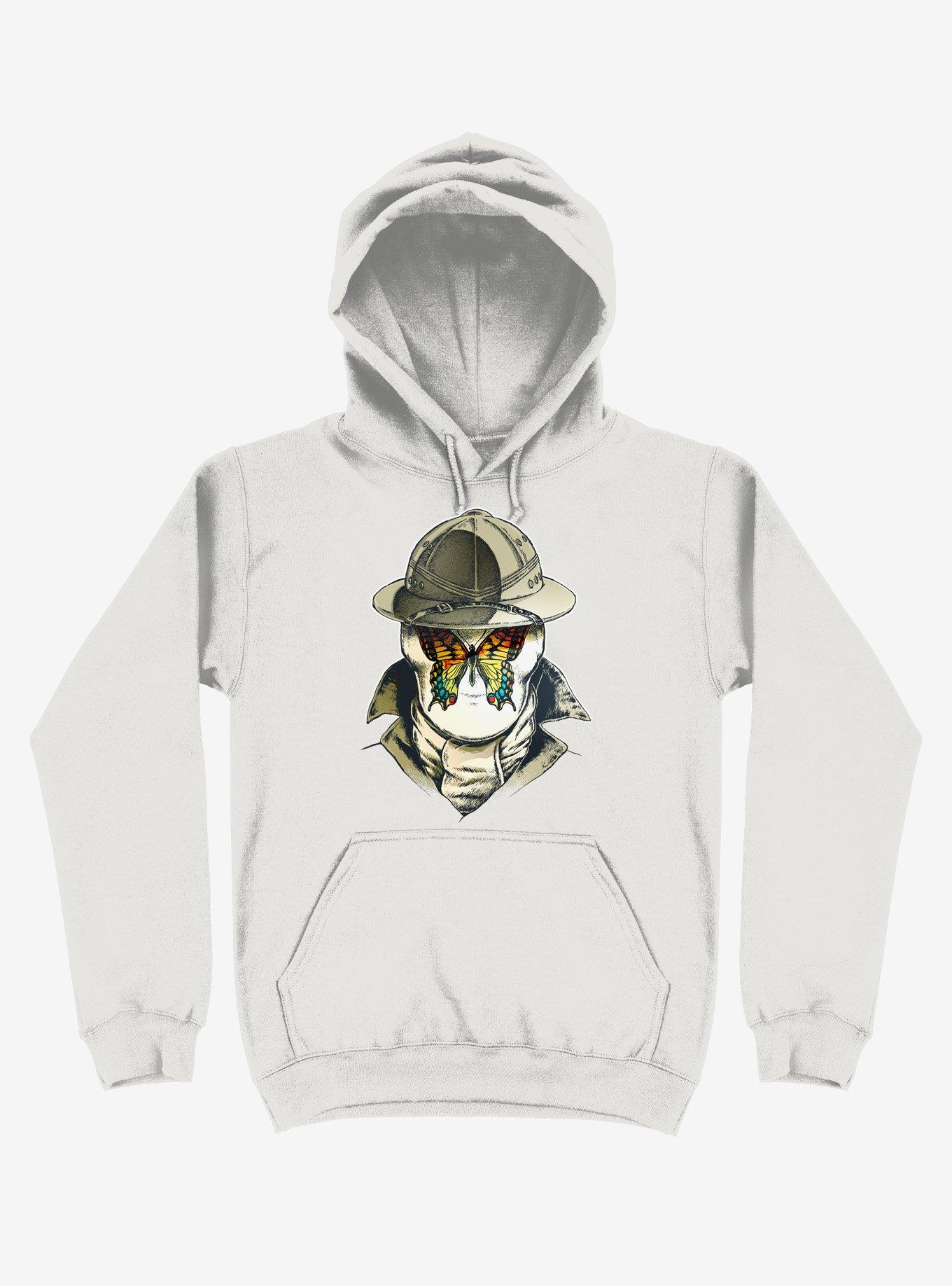 Rorschach Butterfly - 5G White Hoodie - WHITE | Hot Topic