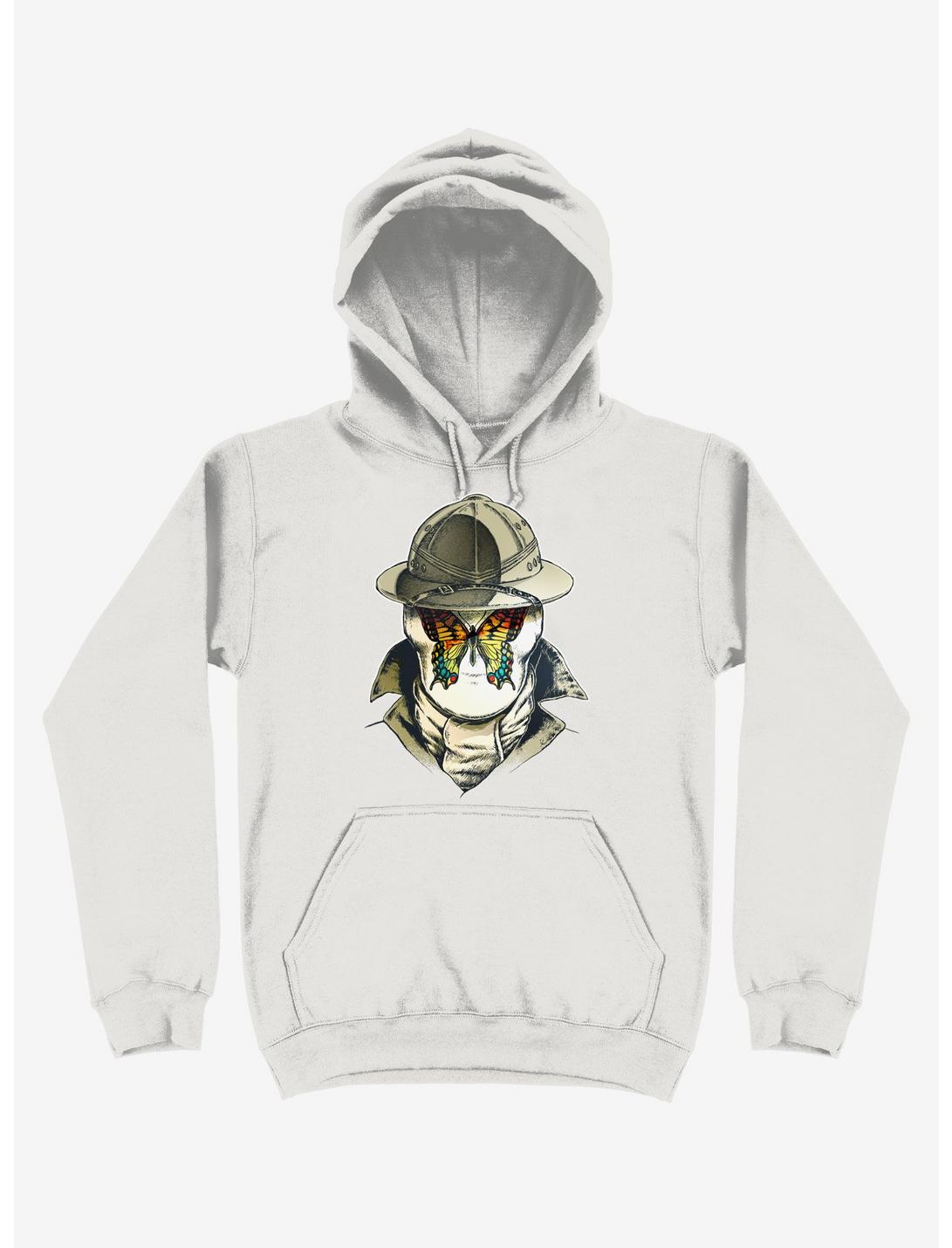 Rorschach Butterfly - 5G White Hoodie, WHITE, hi-res