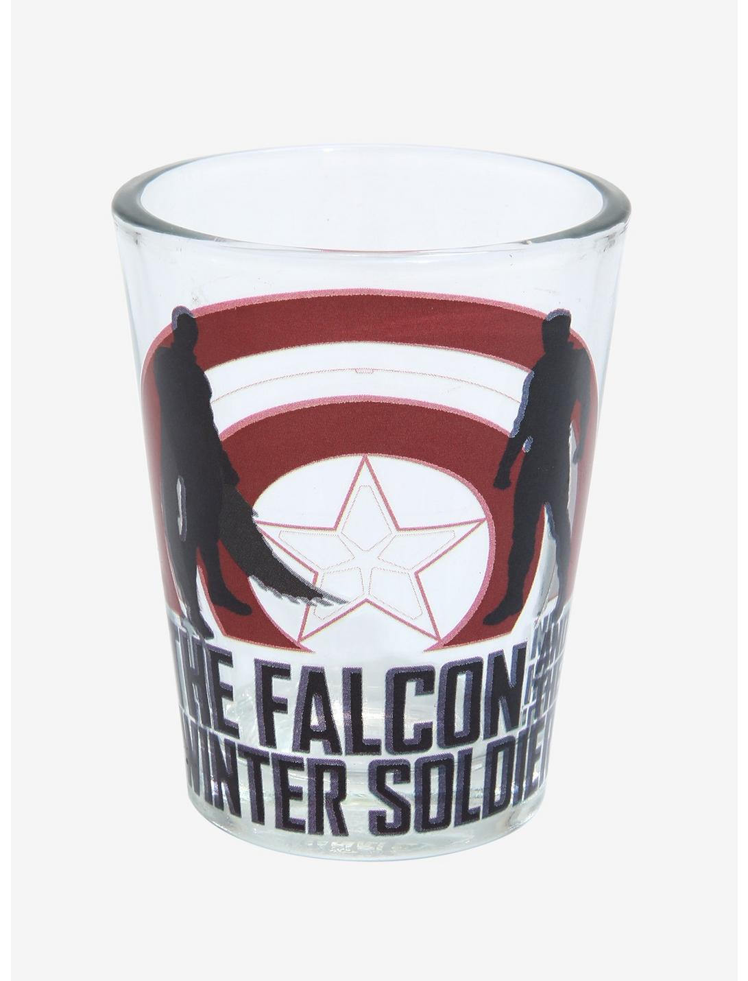 Marvel The Falcon and the Winter Soldier Silhouettes Mini Glass, , hi-res