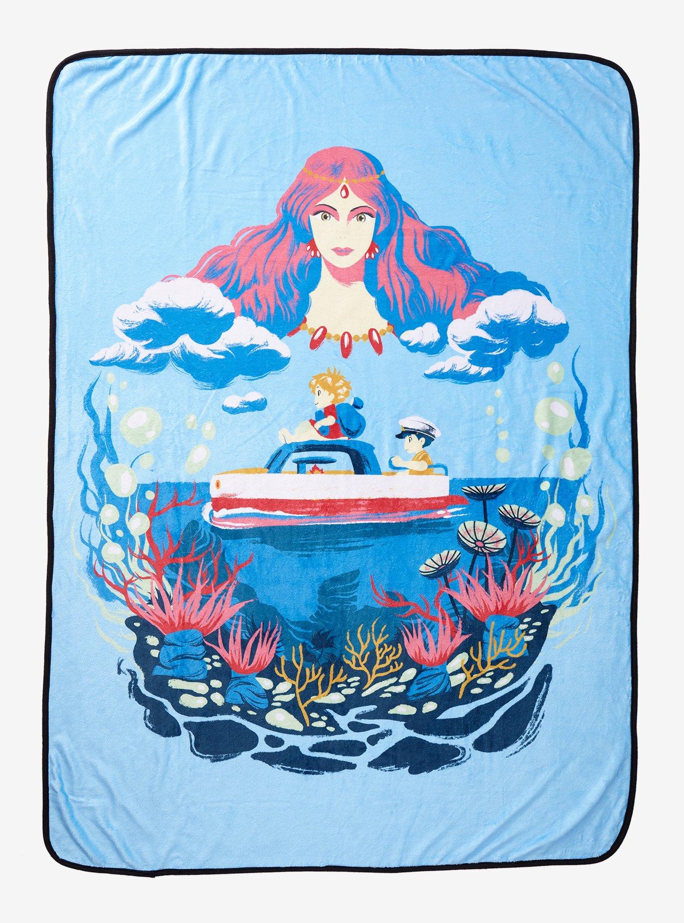 Studio Ghibli Ponyo Nautical Throw - BoxLunch Exclusive, , hi-res