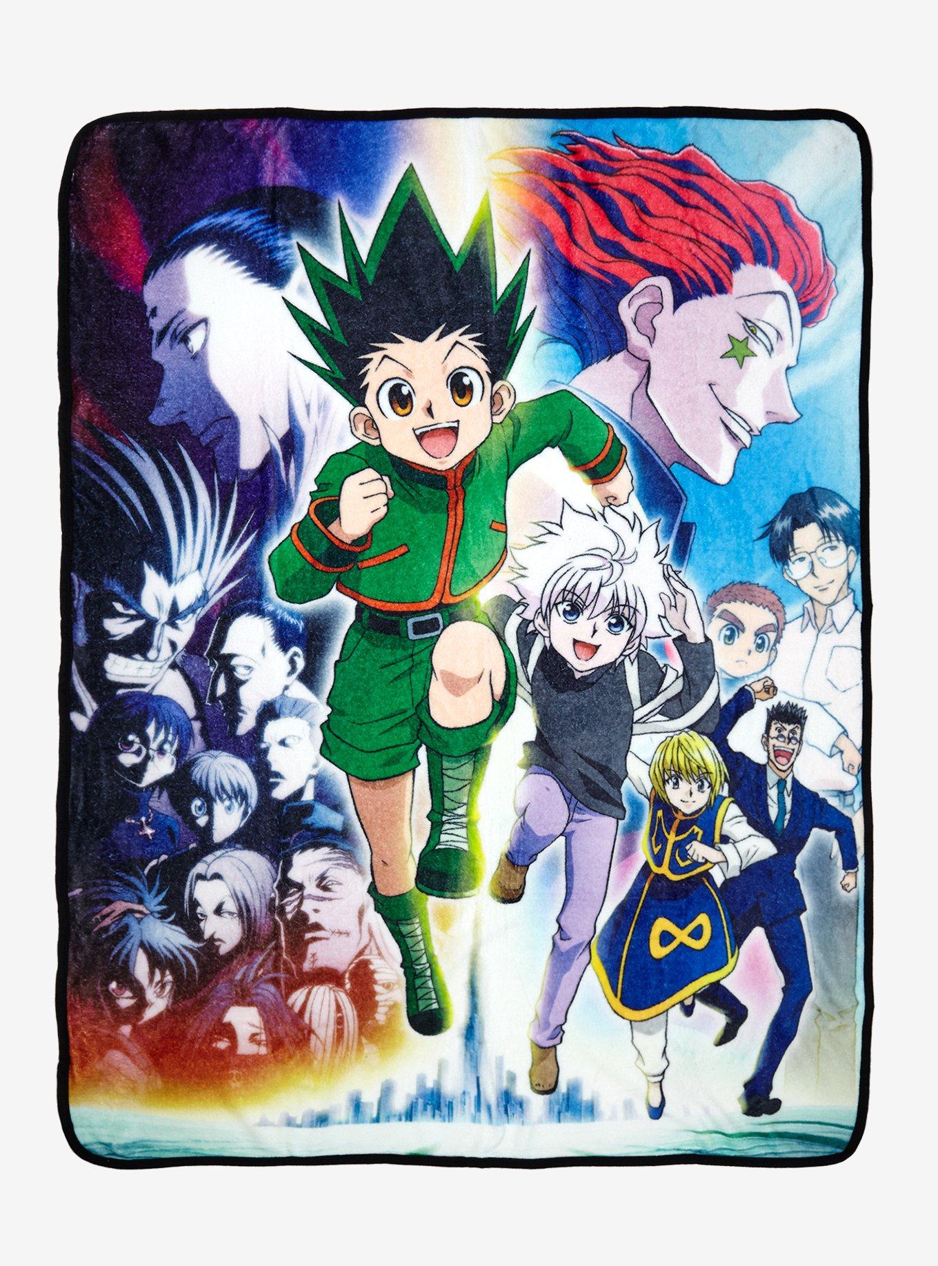 Hunter x Hunter Character Cast Fleece Throw, , hi-res