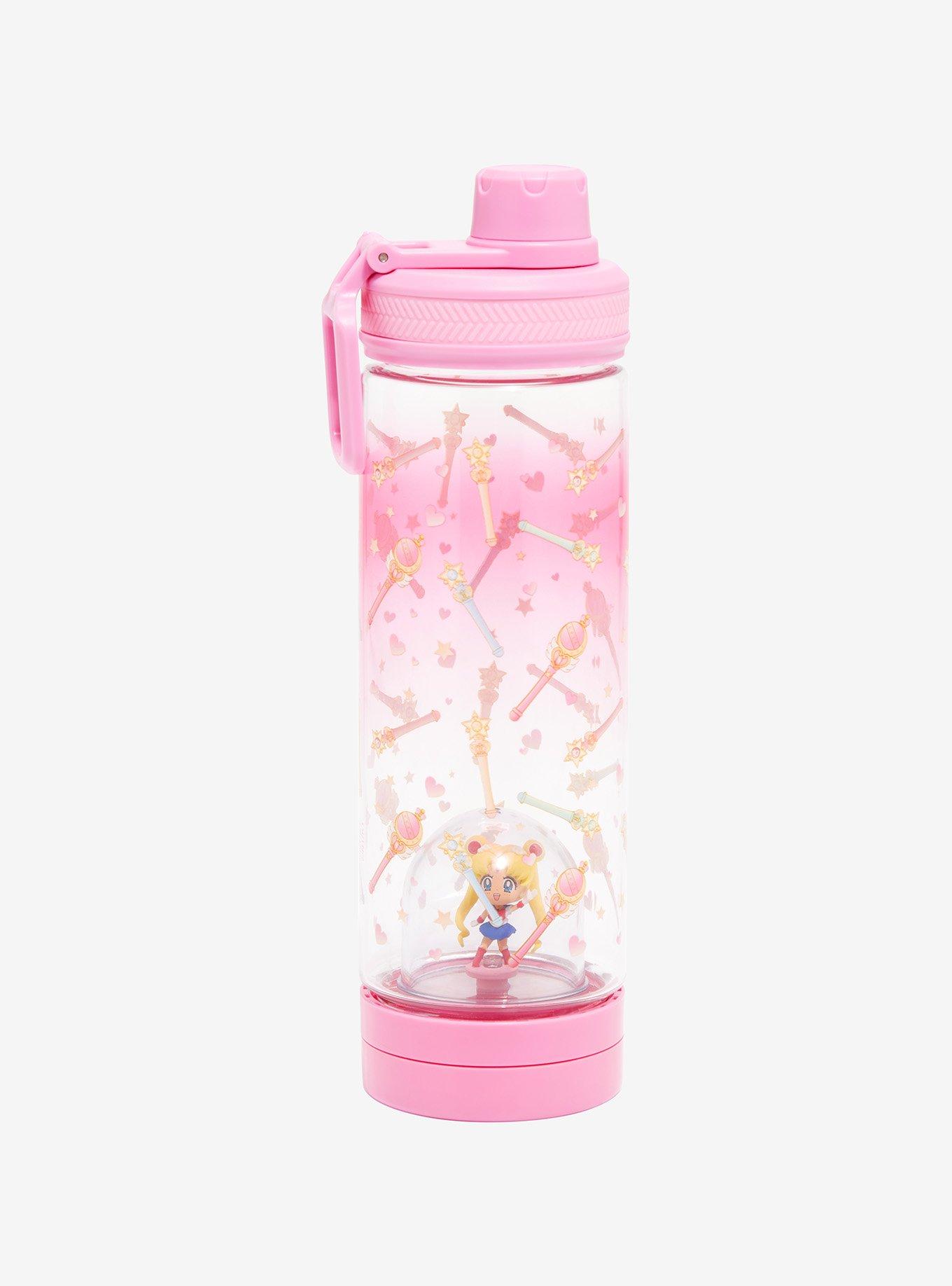 Sailor Moon Moon Scepters & Star Power Sticks Figure Water Bottle, , hi-res