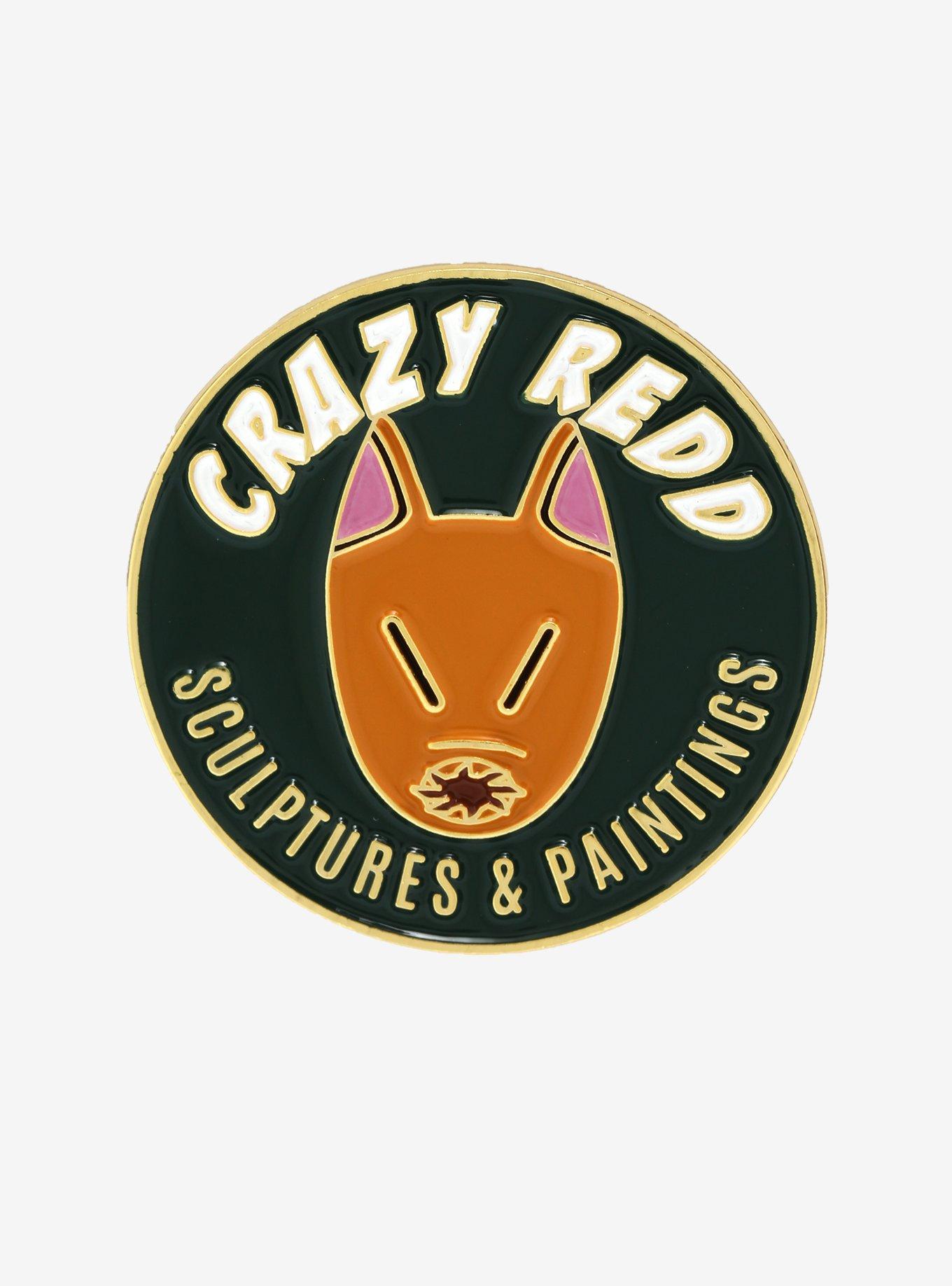 Nintendo Animal Crossing New Horizons Crazy Redd Enamel Pin - BoxLunch Exclusive, , hi-res