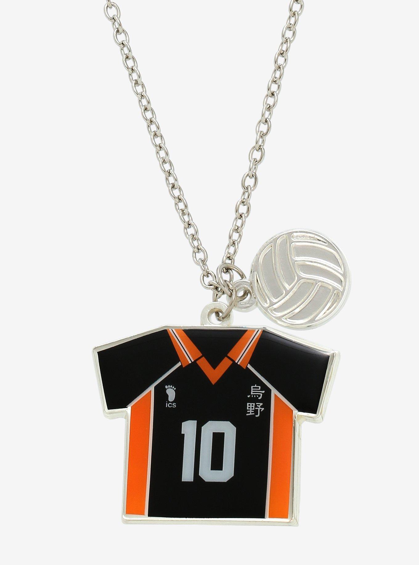 Haikyu!! Shoyo Hinata Jersey Necklace, , hi-res