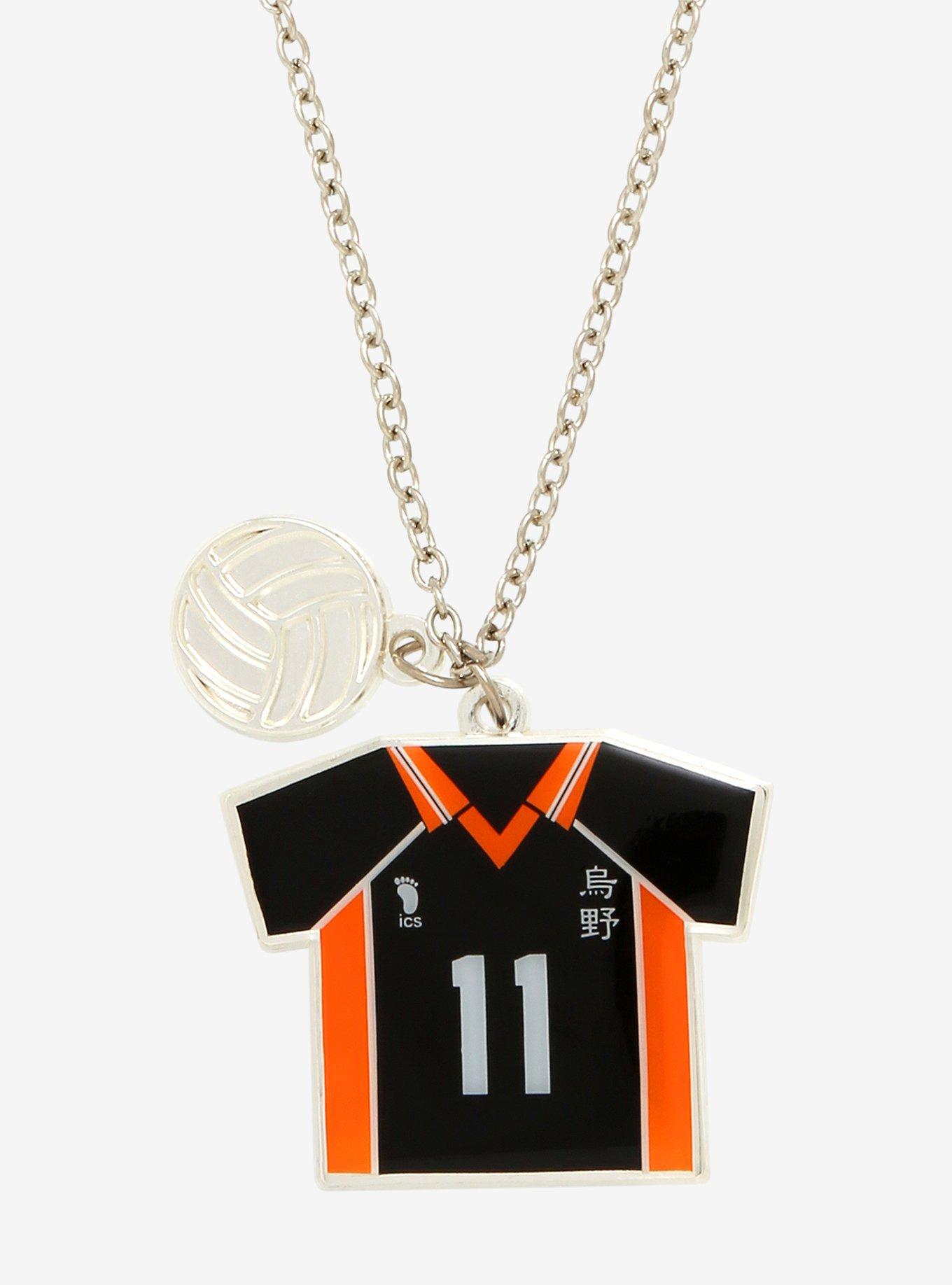 Haikyu!! Kei Tsukishima Jersey Necklace, , hi-res