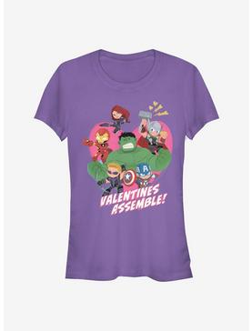 Marvel Avengers Valentines Assemble Girls T-Shirt, , hi-res