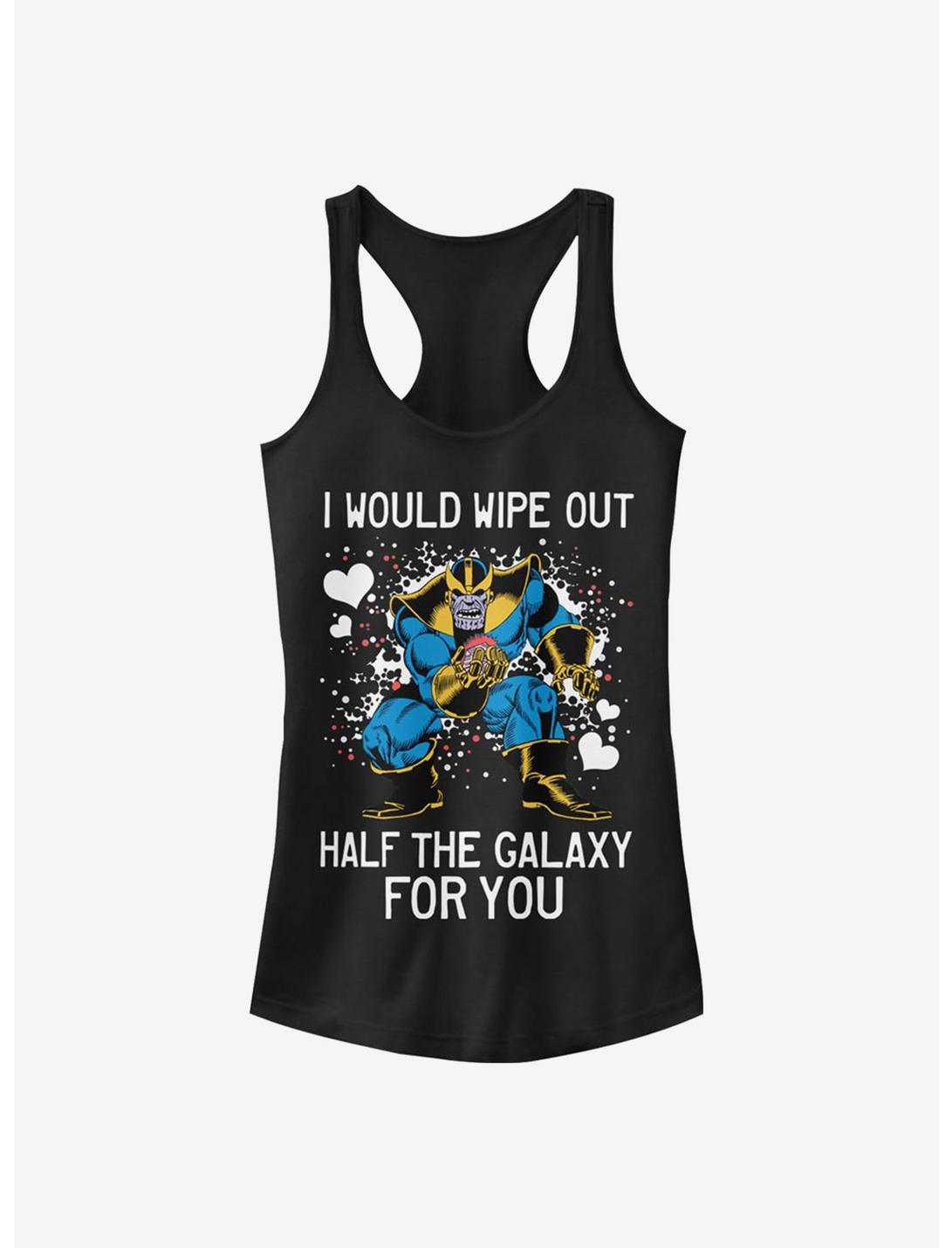 Marvel Avengers Thanos Wipe Galaxy Out Girls Tank, BLACK, hi-res