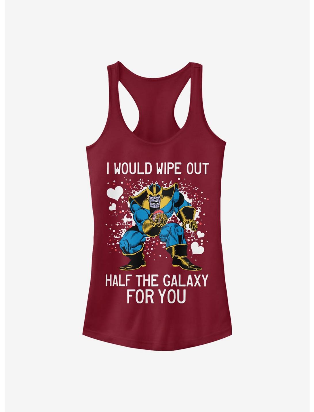 Marvel Avengers Thanos Wipe Galaxy Out Girls Tank, SCARLET, hi-res