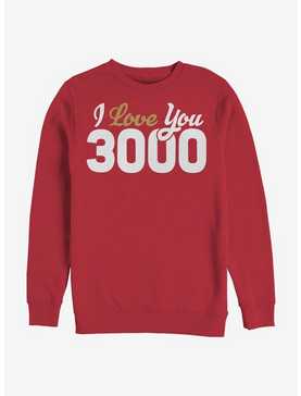 Marvel Avengers I Love You 3000 Loves Crew Sweatshirt, , hi-res