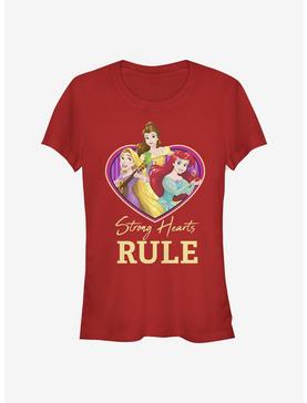 Disney Princess Strong Hearts Rule Girls T-Shirt, , hi-res