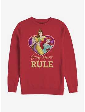 Disney Princess Strong Hearts Rule Crew Sweatshirt, , hi-res