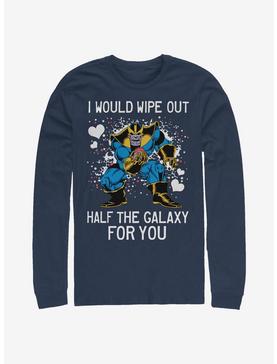 Marvel Avengers Thanos Wipe Galaxy Out Long-Sleeve T-Shirt, , hi-res