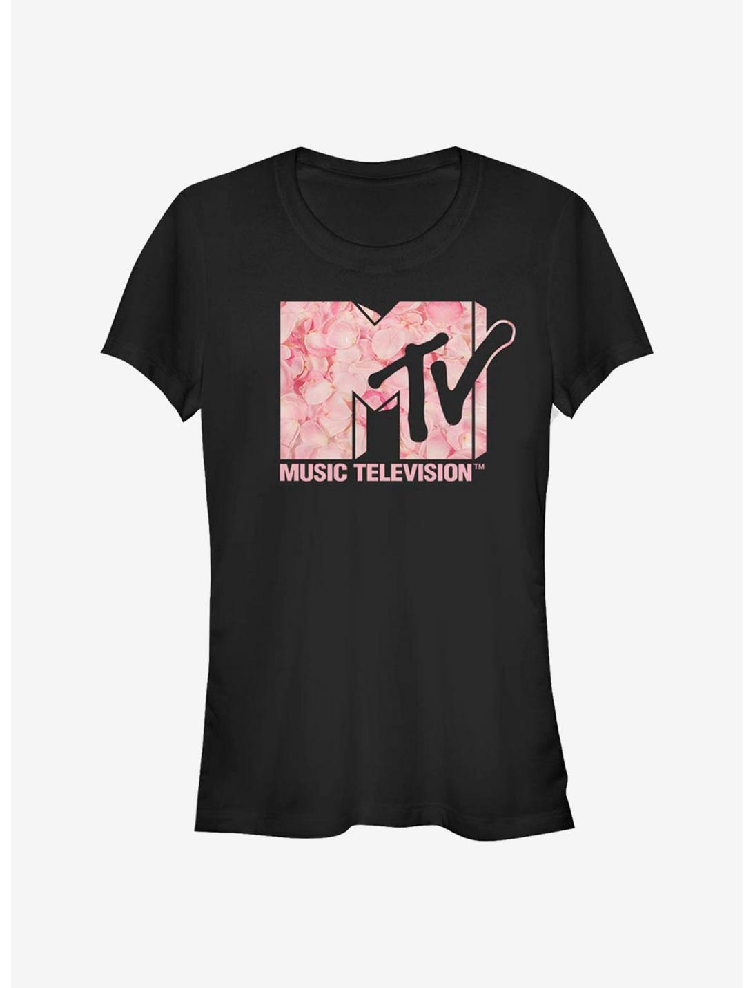 MTV Roses Are Pink Girls T-Shirt, BLACK, hi-res