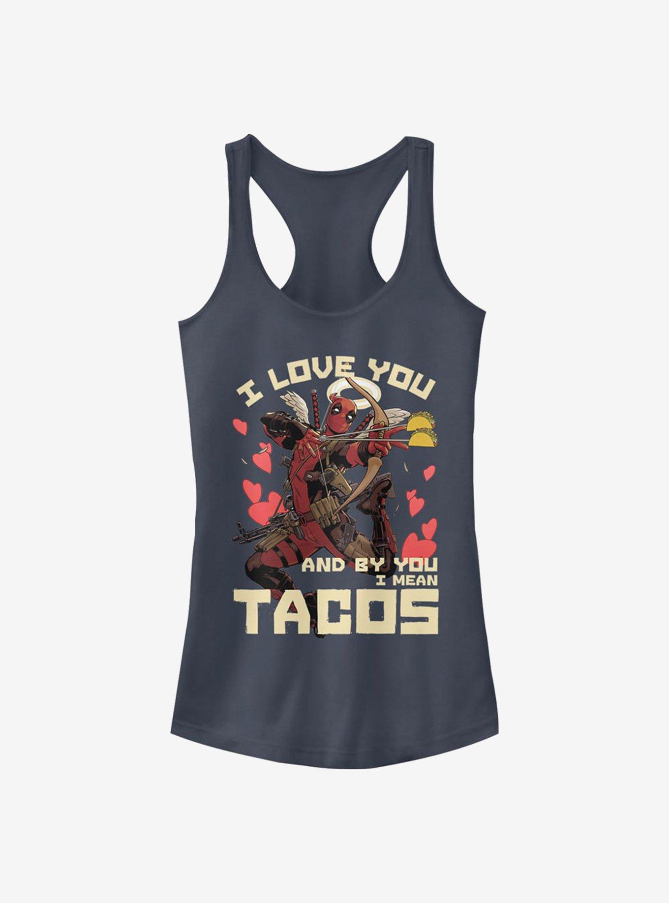 Marvel Deadpool Taco Love Girls Tank