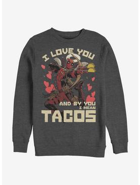 Marvel Deadpool Taco Love Crew Sweatshirt, , hi-res