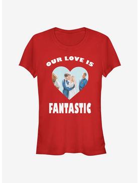 Plus Size Marvel Fantastic Four Fantastic Love Girls T-Shirt, , hi-res