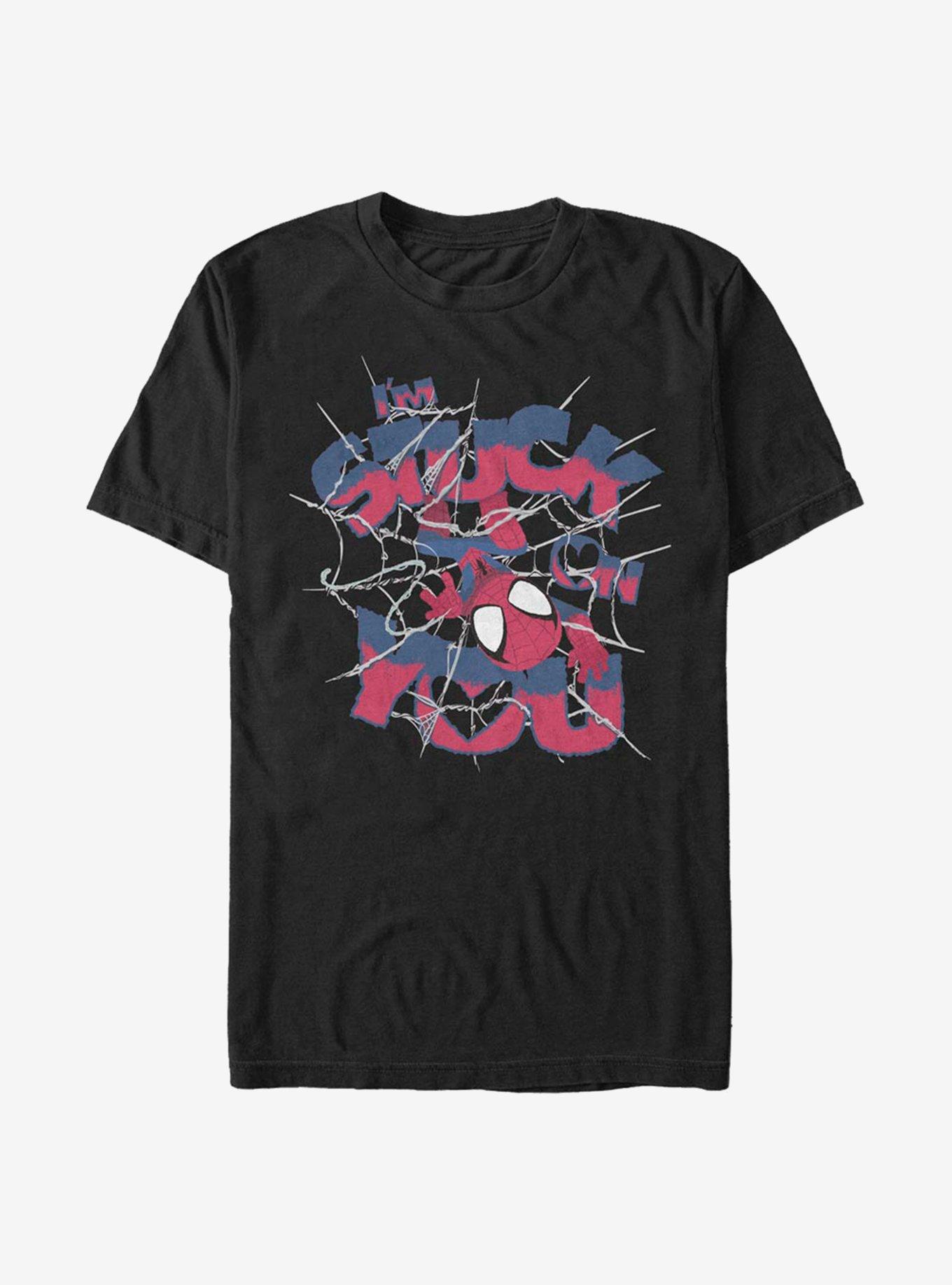 Marvel Spider-Man Stuck On You T-Shirt, BLACK, hi-res