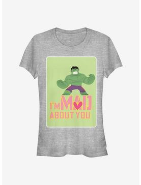 Marvel The Hulk Mad Love Girls T-Shirt, ATH HTR, hi-res
