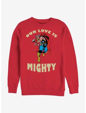Marvel Thor Mighty Love Crew Sweatshirt, , hi-res