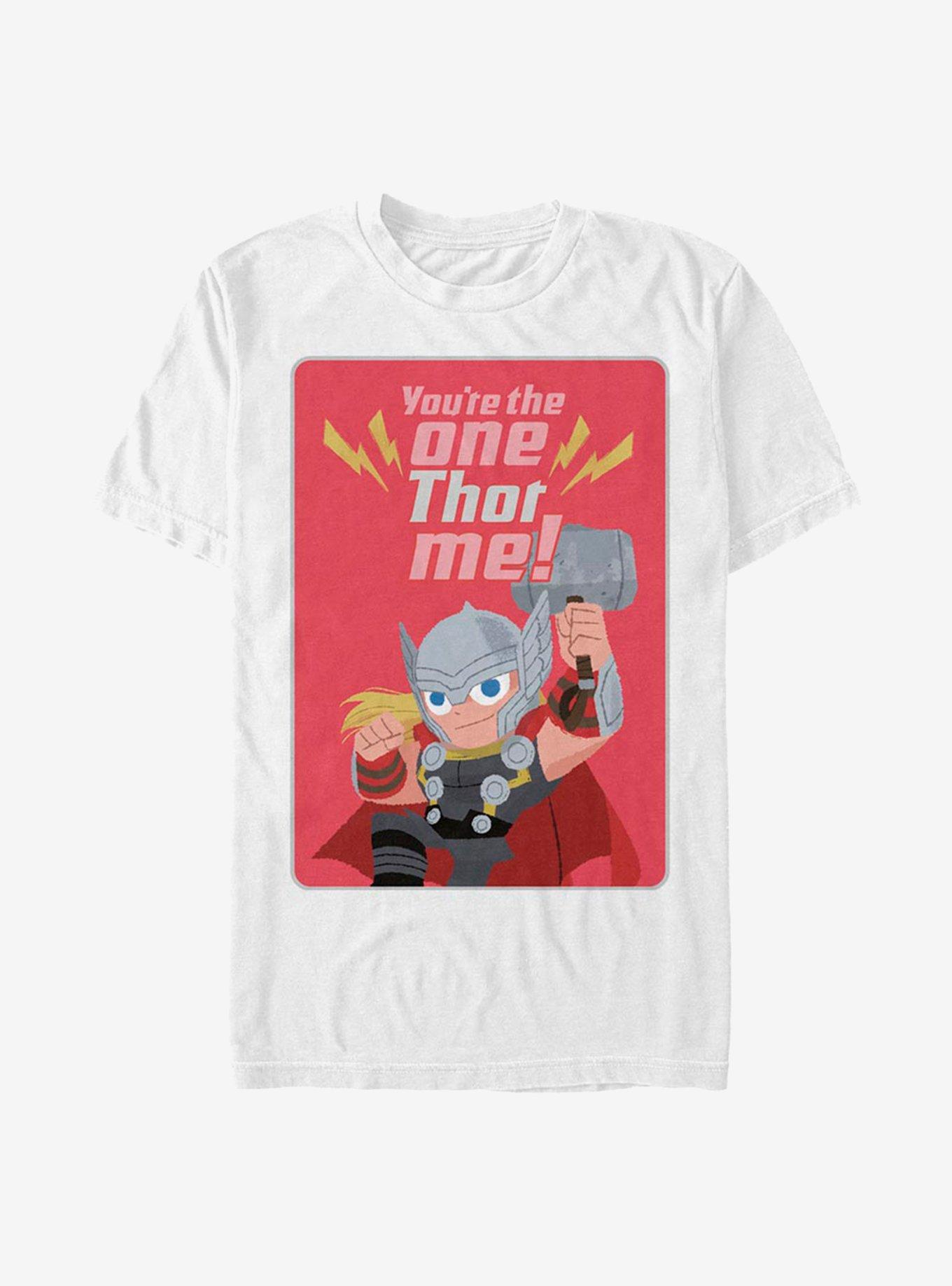 Marvel Thor One Thor Me T-Shirt, WHITE, hi-res