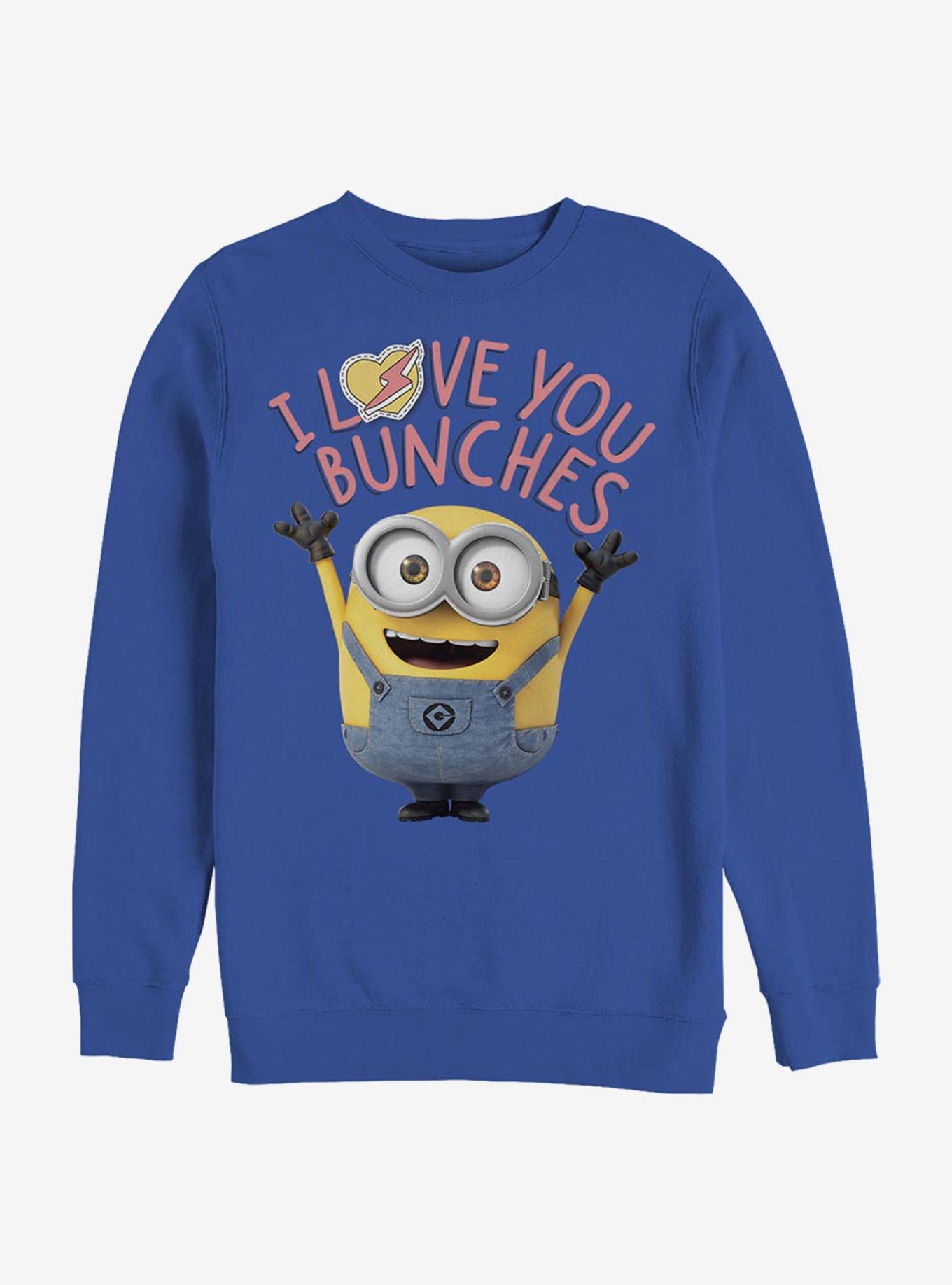 Minions Banana Love Crew Sweatshirt