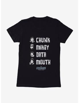 The Goonies Chunk Mikey Data Mouth Womens T-Shirt, , hi-res