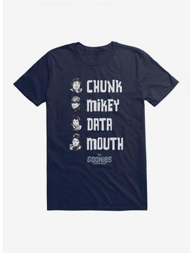 The Goonies Chunk Mikey Data Mouth T-Shirt, MIDNIGHT NAVY, hi-res