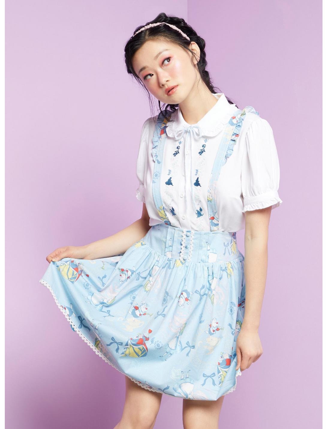 Disney Alice In Wonderland Frilly Suspender Skirt, MULTI, hi-res