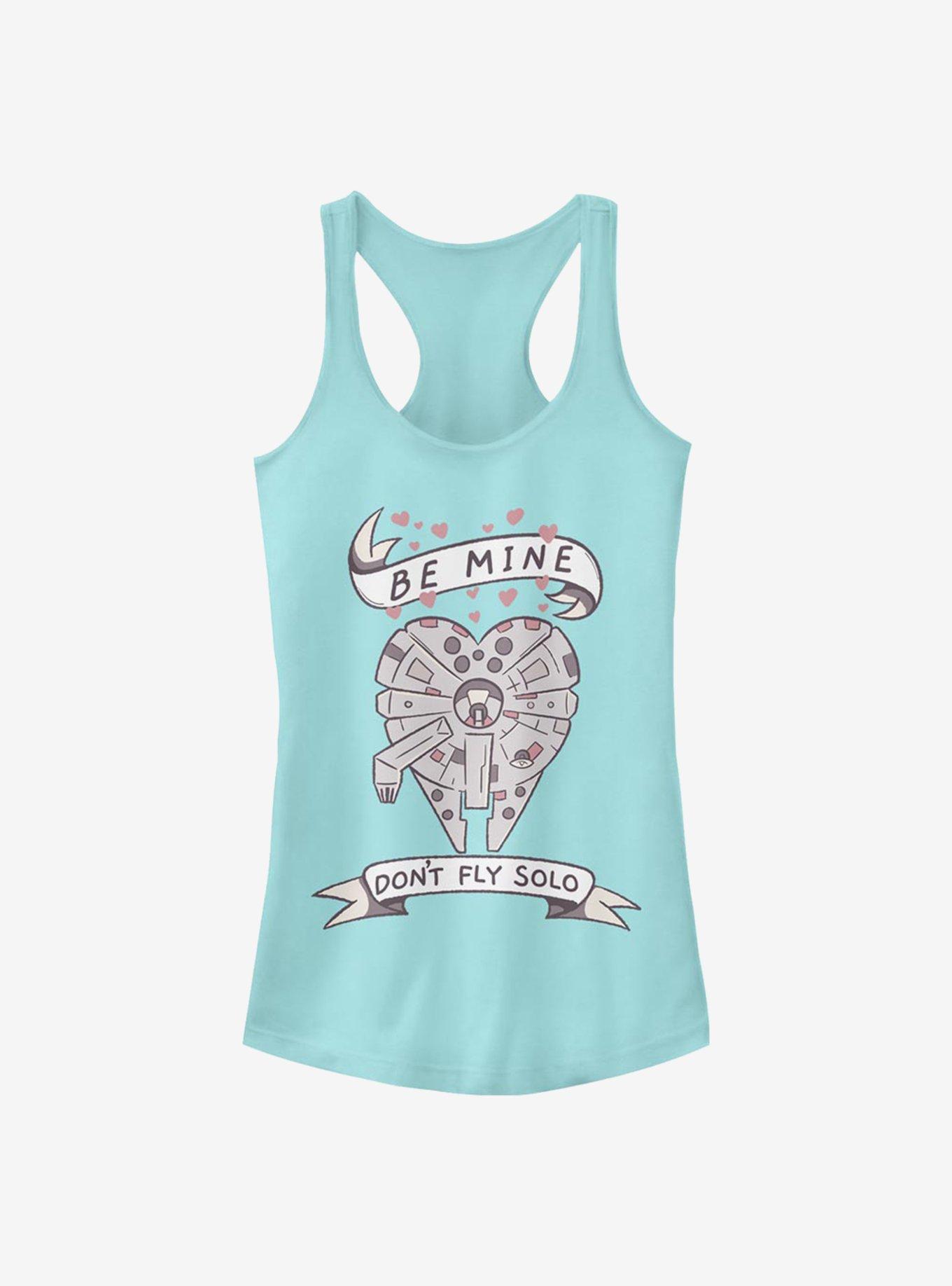 Star Wars Be Mine Falcon Girls Tank, CANCUN, hi-res