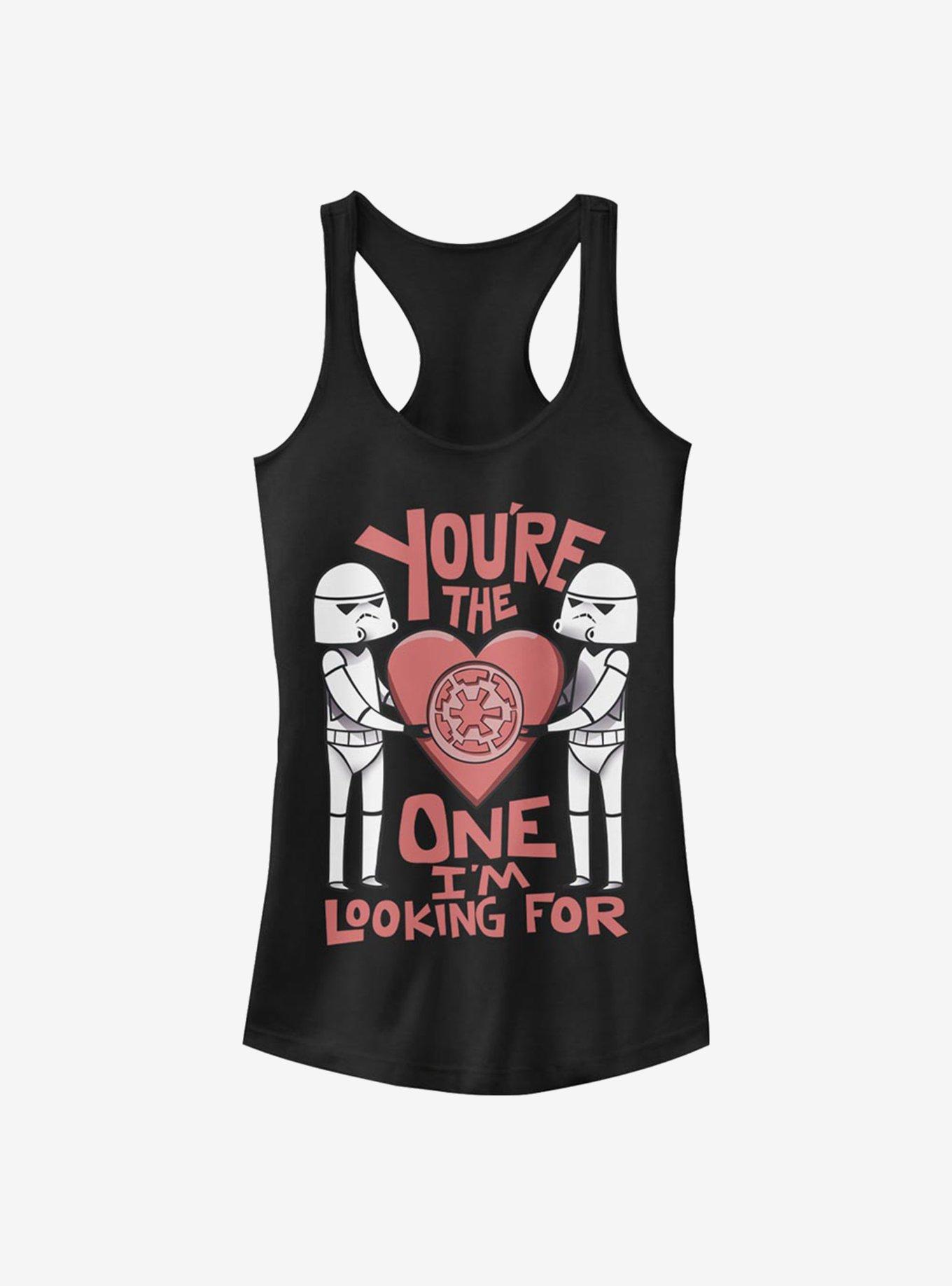 Star Wars Droid I'm Looking For Girls Tank, BLACK, hi-res