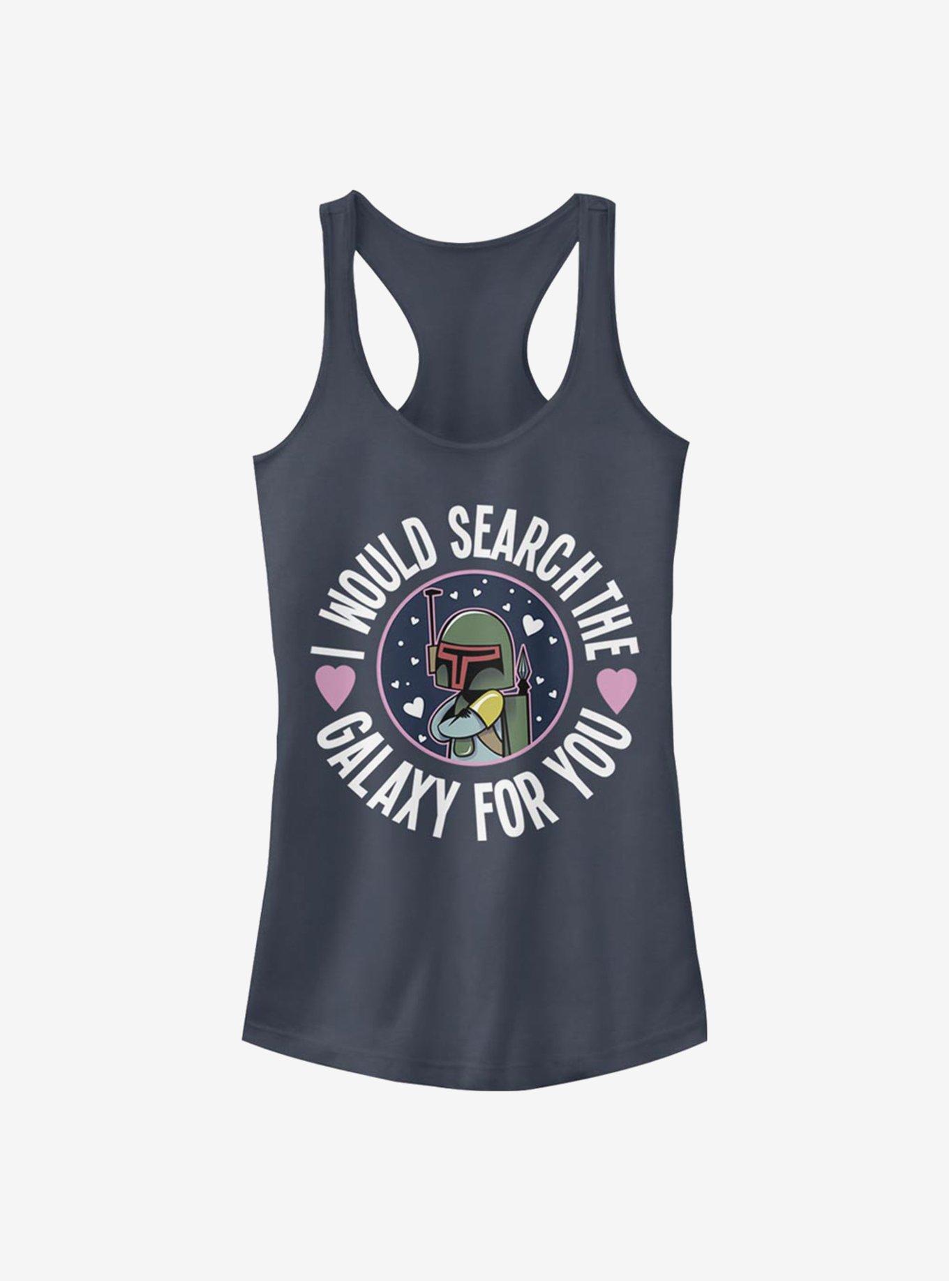 Star Wars Search The Galaxy Boba Fett Girls Tank, INDIGO, hi-res