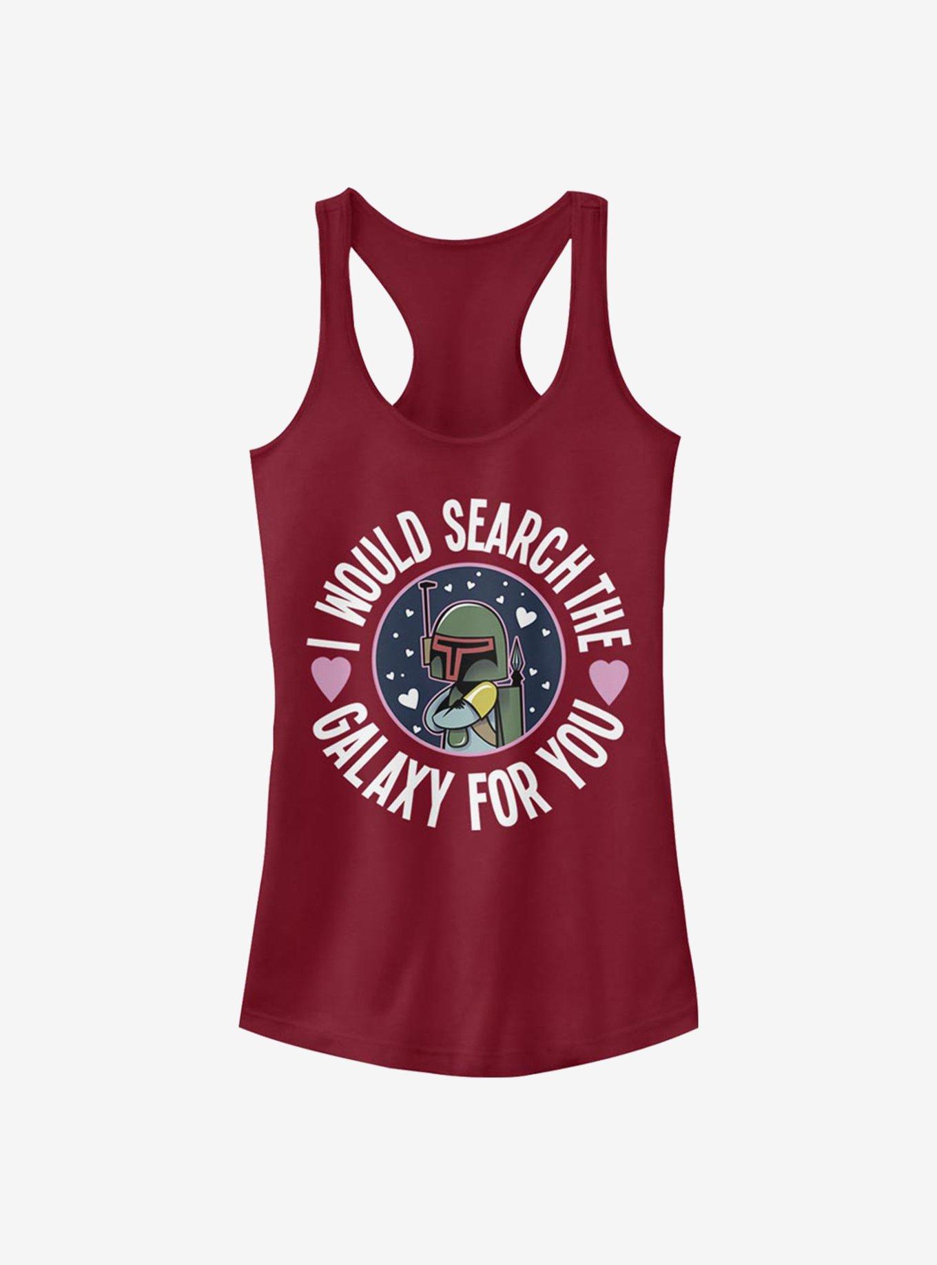 Star Wars Search The Galaxy Boba Fett Girls Tank, SCARLET, hi-res