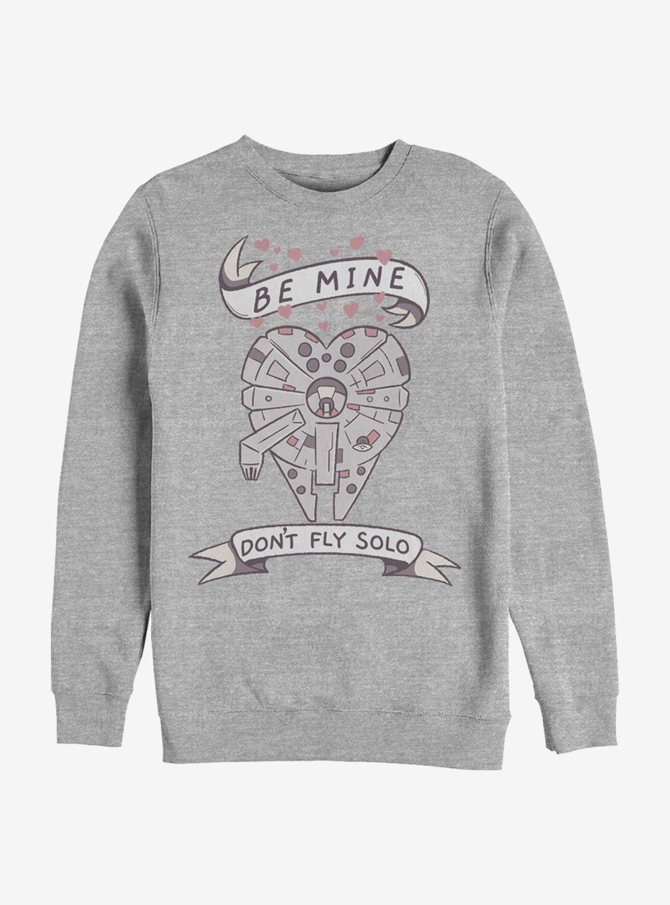 Star Wars Be Mine Falcon Crew Sweatshirt, , hi-res