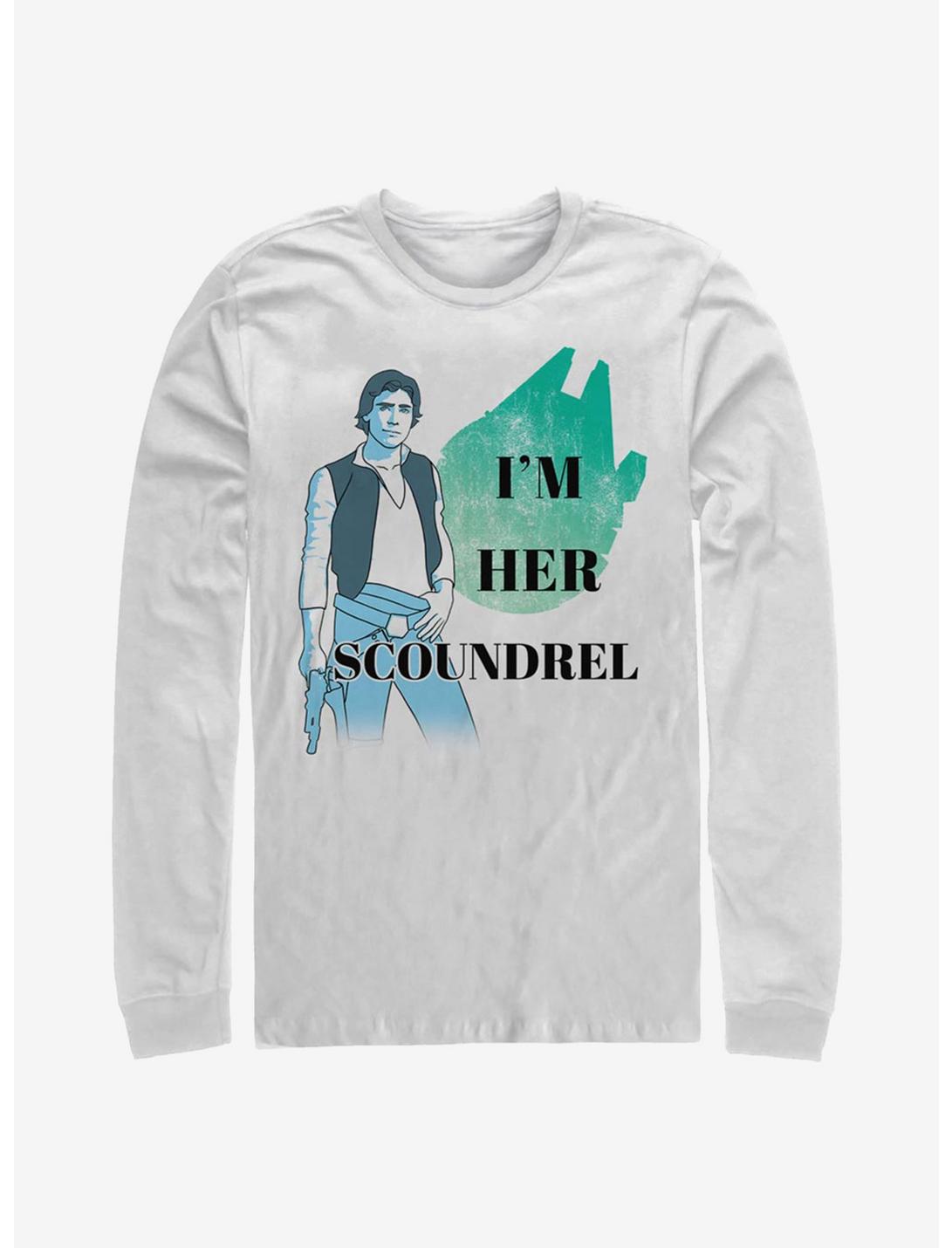 Star Wars Han Solo Her Scoundrel Long-Sleeve T-Shirt, WHITE, hi-res