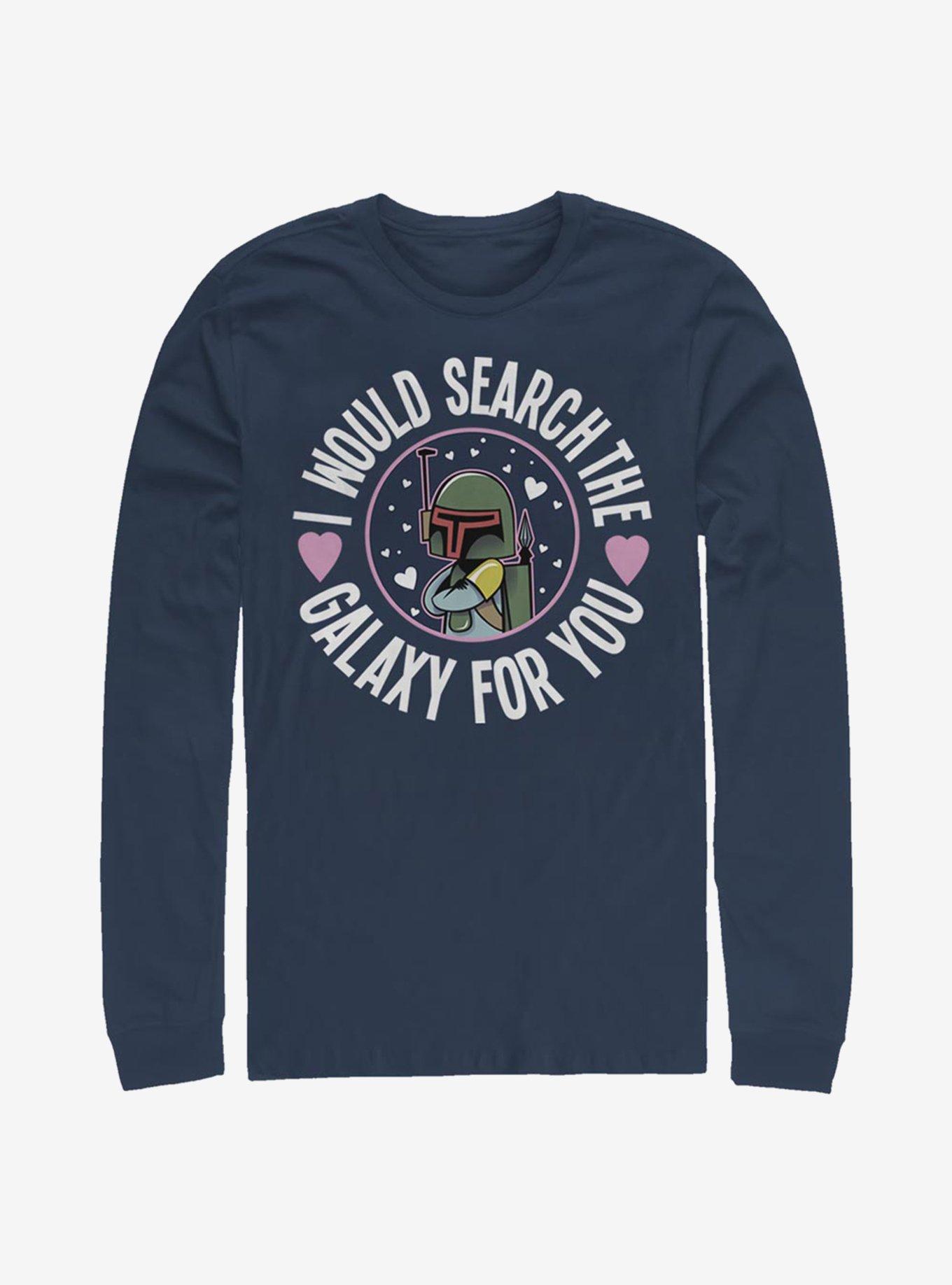Star Wars Search The Galaxy Boba Fett Long-Sleeve T-Shirt, , hi-res