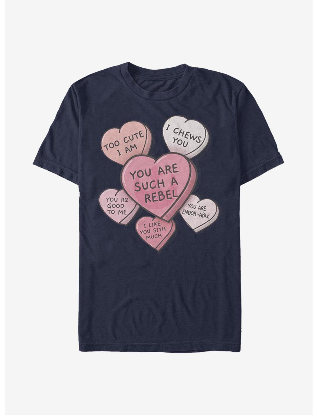 Star Wars Candy Hearts T-Shirt, NAVY, hi-res