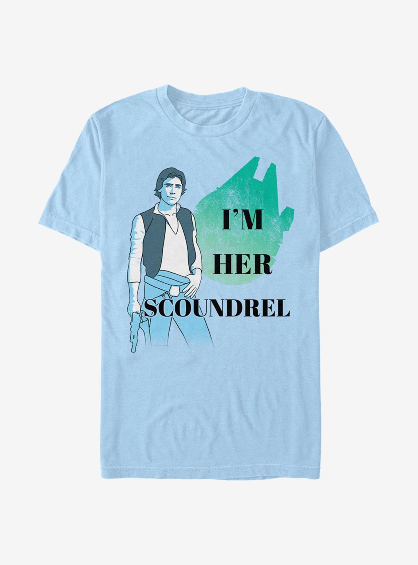 Star Wars Han Solo Her Scoundrel T-Shirt, LT BLUE, hi-res